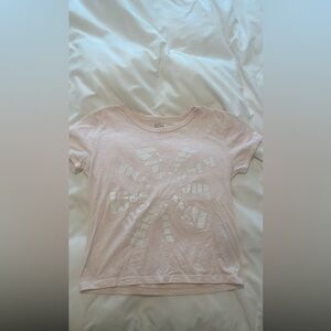 J. Crew Pink kiss me T Shirt XXS